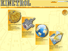 Tablet Screenshot of kinetrol.com