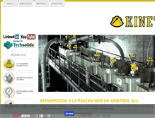 Tablet Screenshot of kinetrol.es